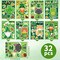 32 Sheets St. Patrick's Day Stickers – DIY Irish Sticker Kits for Kids, Birthday Party Favors & Creative Art Crafts Supplies